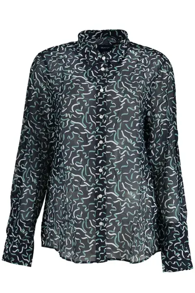 Dámska vzorovaná blúzka s dlhým rukávom