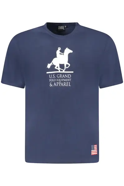 US GRAND POLO SHORT SLEEVE T-SHIRT MEN BLUE