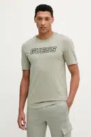Tričko Guess ARLO pánské, béžová barva, s aplikací, Z4GI18 J1314