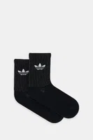 Ponožky adidas Originals Refl Crew S 2-pack černá barva, JX5222