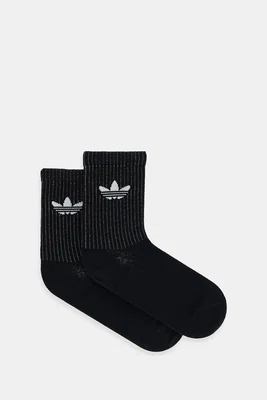 Ponožky adidas Originals Refl Crew S 2-pack černá barva, JX5222