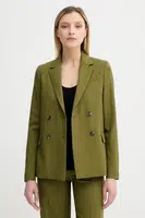 Vlněné sako PS Paul Smith zelená barva, W2R-246J-T31053