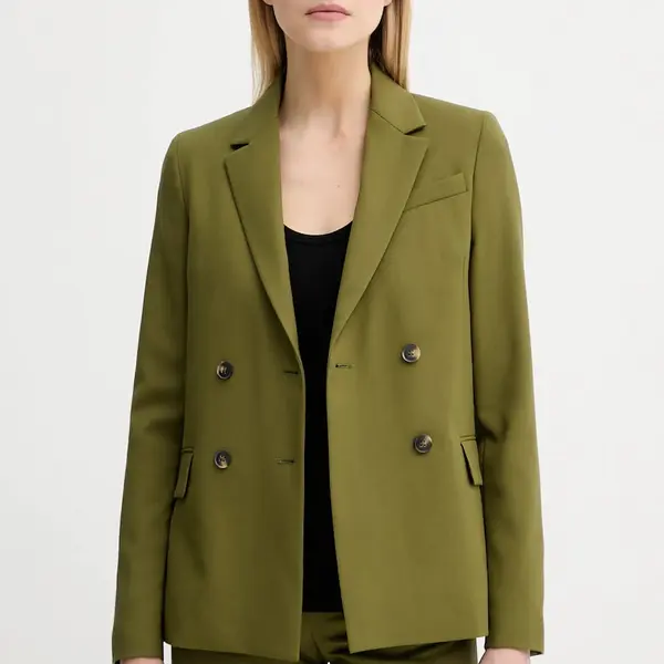 Vlněné sako PS Paul Smith zelená barva, W2R-246J-T31053