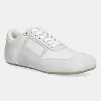 Kožené tenisky MM6 Maison Margiela dámské, šedá barva, S66WS0106