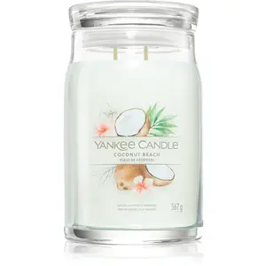 Yankee Candle Coconut Beach vonná svíčka Signature 567 g