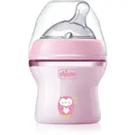 Chicco Natural Feeling Pink Girl kojenecká láhev 0 m+ 1 ks