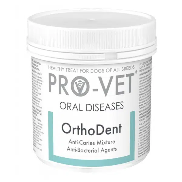 PRO-VET OrthoDent pastilky pro psy na péči o dutinu ústní 90 ks