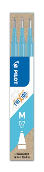 Náplň Pilot FriXion 0,7 světle modrá 3 ks