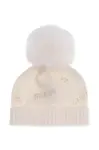 Guess  čepice s bambulí dětská s příměsí vlny