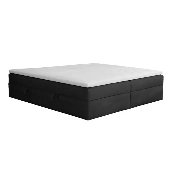 Fedve BOXSPRINGOVÁ POSTEL Huush 180x200 cm, Černá