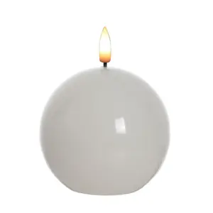 Mondex LED SVÍČKA, plast, bílá