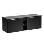 Petits-meubles SKŘÍŇKA POD UMYVADLO 140cm Eros Černá