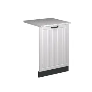 Vicco ČELNÍ PANEL MYČKY Fame-Line Bílý venkovský dům 60 cm s pracovní deskou