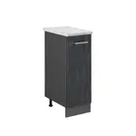 Vicco LÉKÁRNIČKOVÁ SKŘÍŇKA R-Line Černý beton 30 cm PD Mramor