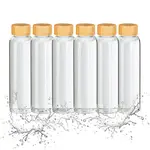 Relaxdays LÁHEV Transparentní černá 6dílná-sada 500 ml