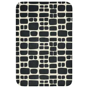 OnlyWow WC PŘEDLOŽKA Moderní - organické - černé 60x90 cm