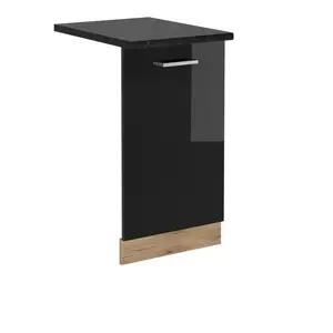 Vicco ČELNÍ PANEL MYČKY R-Line Černý vysoký lesk 45 cm , PD Antracit