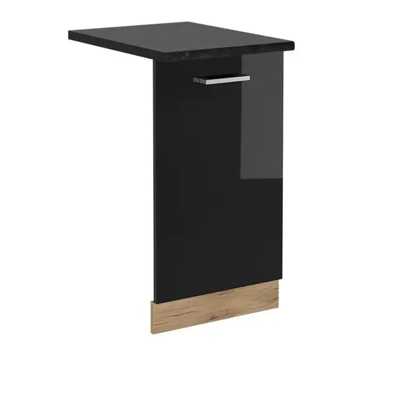 Vicco ČELNÍ PANEL MYČKY R-Line Černý vysoký lesk 45 cm , PD Antracit