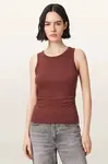 AllSaints  top dámský bavlněný s elastanem KATARINA