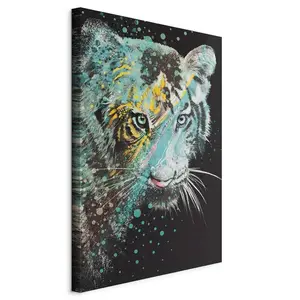 artgeist MALBA NA PLÁTNĚ, abstraktní, zvířata, 80/120/1.2 cm