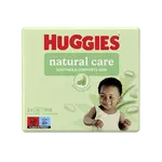 HUGGIES Dětské vhčené ubrousky Natural Aloe Vera Triplo 3x56 kusů