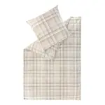 Esprit OBOUSTRANNÉ POVLEČENÍ, flanel, béžová, 140/200 cm
