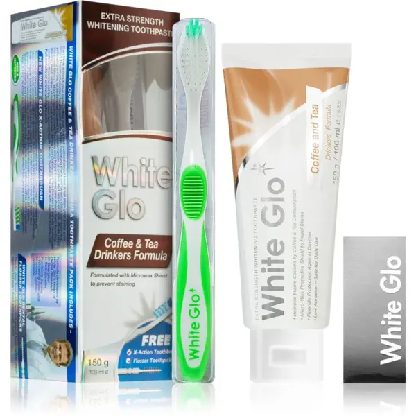 White Glo Coffee & Tea Drinkers Formula sada zubnej starostlivosti