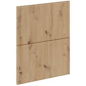 Kuchyňská dvířka Luxeo F16-D60S2_D60S2+1_D60IN-AX tenký rám dub
