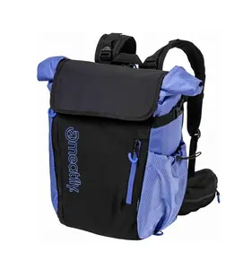 Meatfly batoh Thiago Black / Orchid 28 L | Černá | Objem 28 L