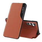 Eco Leather View Case, Samsung Galaxy S25 FE, oranžové