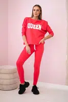 Set s potiskem královny malina
