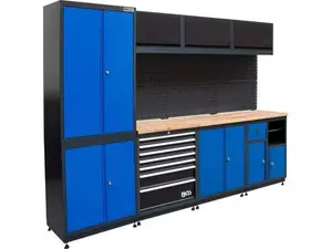 BGS Technic BGS 80120 Skříňový nástěnný systém Kombi dřevo (4 moduly)
