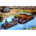 Model Kit military 6135 - NĚMECKÁ PONTONOVÁ SADA (1:35)