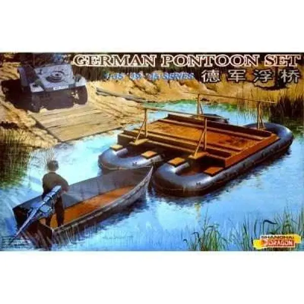Model Kit military 6135 - NĚMECKÁ PONTONOVÁ SADA (1:35)