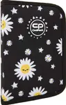 Jednokomorový penál bez vybavení Coolpack Clipper Daisy černý