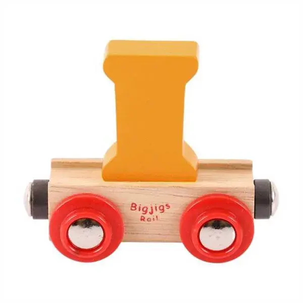 Bigjigs Rail Vagónik dřevěné vláčkodráhy - Písmeno I