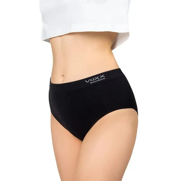 Kalhotky VoXX vysoké dámské BAMBOO SEAMLESS černá vel. M/L