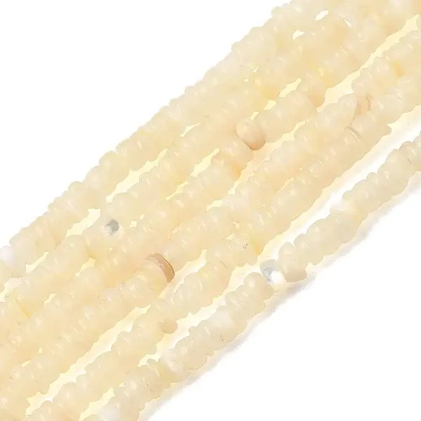 Natural White Shell Beads Strands