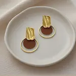 Zinc Alloy Stud Earrings