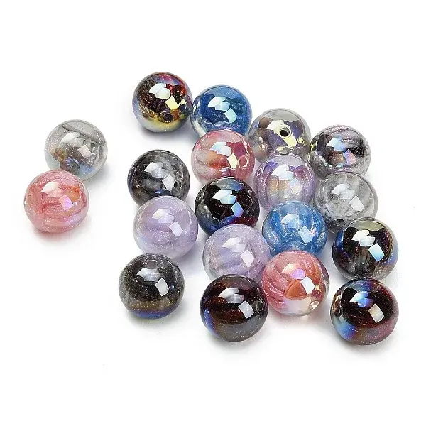 UV Plating Opaque Resin & Glitter Powder Beads
