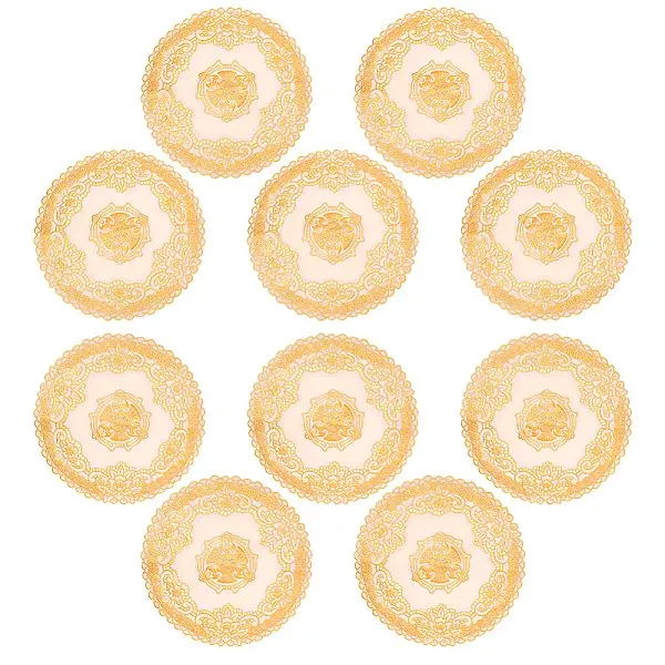 PVC Floral Lace Cup Mats