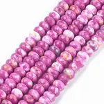 Synthetic Ocean White Jade Beads Strands