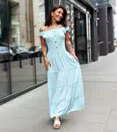 Gemre Blue loose-fitting dress Norberto