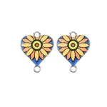 Alloy Enamel Connector Charms