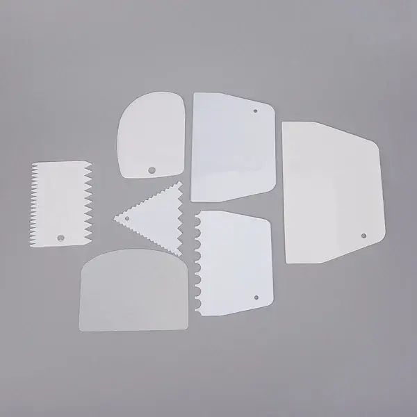Plastic Baking Edge Dough Scraper