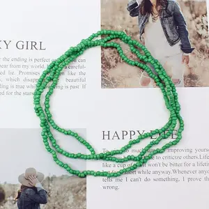 Glass Seed Rondelle Beaded Waist Beads