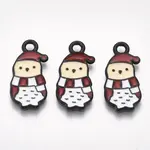 Spray Painted Alloy Pendants