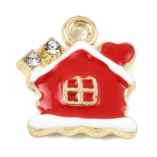 Christmas Alloy Enamel Pendants