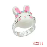 Easter Resin with Iron Finger Rings for Girl