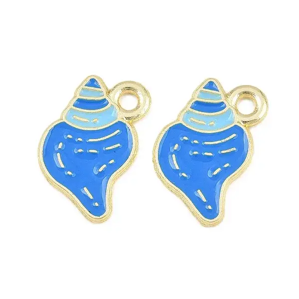 Ocean Alloy Enamel Pendants